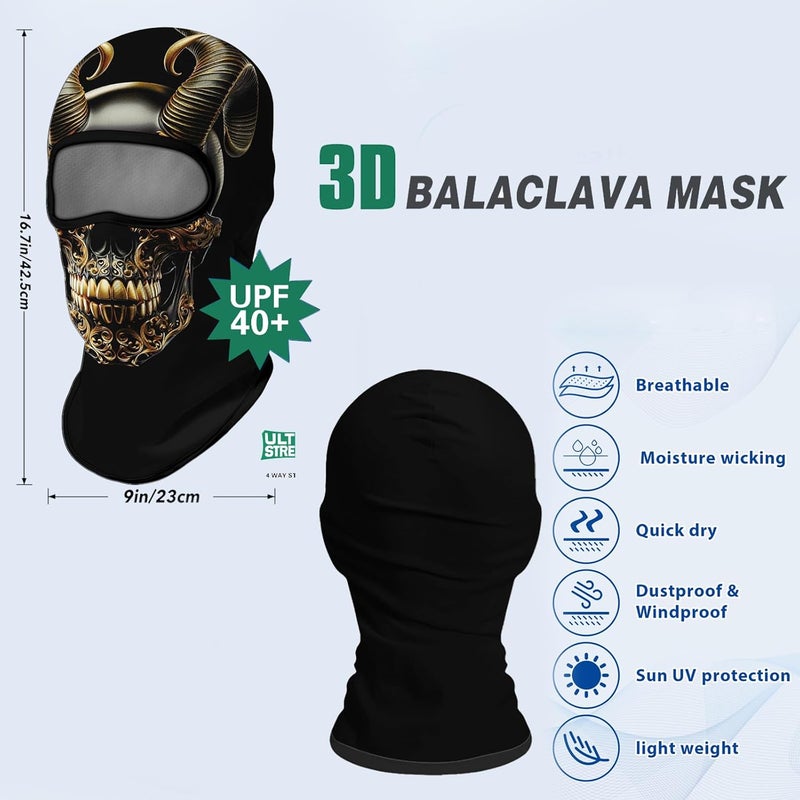 Obacle Balaclava Face Mask Men Women Lightweight for Ski Hunting Cycling Fishing - Image 3